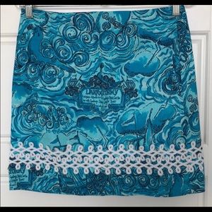 Lilly Pulitzer Dark and Stormy Skirt